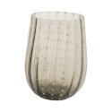 Set van 6 waterglazen 240ml met bewerkte glasoppervlakte Shiraz Voorraad