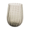 Set van 6 waterglazen 240ml met bewerkte glasoppervlakte Shiraz Voorraad