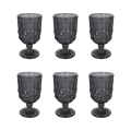 Set van 6 glazen 300 ml met reliëfdecor Nobilis C Aanbieding