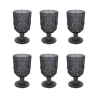 Set van 6 glazen 300 ml met reliëfdecor Nobilis C Aanbieding