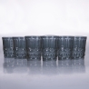 Set van 6 waterglazen 240ml met reliëfdecor Nobilis Korting