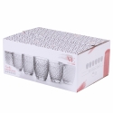 Set van 6 glazen waterglazen 325ml transparant glas Castle Aanbod