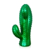 Moderne decoratieve cactusbeeld in groene metallic hars Grymt Aanbod