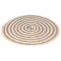 Set van 4 ronde gevlochten placemats van riet Ø38cm Spiral Voorraad