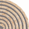 Set van 4 ronde gevlochten placemats van riet Ø38cm Spiral Afmetingen