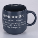 Set van 3 stapelbare mokken van aardewerk 350ml met opschriften Victionary L Catalogus