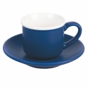 Set van 6 porseleinen espressokopjes 90ml met schoteltje Shade of Ocean Aanbod