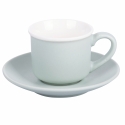 Set van 6 porseleinen espressokopjes 90ml met schoteltje Shade of Ocean Korting