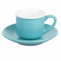 Set van 6 porseleinen espressokopjes 90ml met schoteltje Shade of Ocean Catalogus