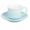 Set van 6 porseleinen espressokopjes 90ml met schoteltje Shade of Ocean Voorraad
