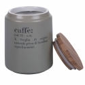 Grijze koffiepot met bamboe deksel 0,8L Victionary E Korting