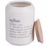 Victionary D Witte Gres Knoflookpot met Deksel 1,6L Catalogus