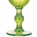 Set van 6 gekleurde glazen van 210 ml met bewerkte oppervlakte New Mexico Afmetingen