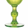 Set van 6 gekleurde glazen van 210 ml met bewerkte oppervlakte New Mexico Afmetingen