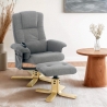 Ergonomische relaxfauteuil met massagesysteem, verwarming en voetsteun Nairo Verkoop
