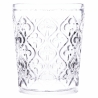 Set van 6 glazen waterglazen met bewerkte oppervlakte 240ml Marrakech Aanbod