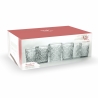 Set van 6 glazen waterglazen met bewerkte oppervlakte 240ml Marrakech Korting