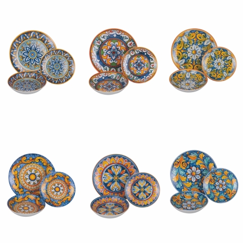 Servizio di piatti 18 pezzi in porcellana 6 persone La Tradizione

Servies van 18 stuks porselein voor 6 personen De Traditie Aa
