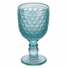 Set van 6 glazen wijnglazen met bewerkt oppervlak 280 ml Geometrie Ocean Korting