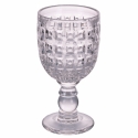 Set van 6 glazen wijnglazen met bewerkt oppervlak 280 ml Geometrie Ocean Keuze