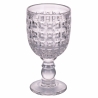 Set van 6 glazen wijnglazen met bewerkt oppervlak 280 ml Geometrie Ocean Keuze