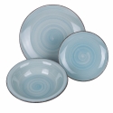 18-delige servies set handbeschilderd aardewerk voor 6 personen Baita Acqua Ocean Korting