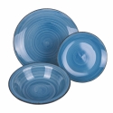 18-delige servies set handbeschilderd aardewerk voor 6 personen Baita Acqua Ocean Voorraad