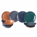 Servies 12-delig steengoed 4 personen Baita Winter Aanbieding