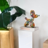 Moderne beeldje ballonhond pop-art in hars MiniMira-PA Aanbieding