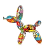 Moderne beeldje ballonhond pop-art in hars MiniMira-PA Catalogus