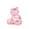 Moderne sculptuur in hars low poly teddybeer met parelmoereffect Rimo-P Korting