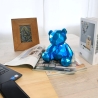 Moderne resinestandbeeld met metalen afwerking, beer Rimo-M Verkoop