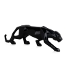 Moderne panterstandbeeld van gelakt hars low poly Kari-L Aanbod