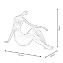 Glanzend gelakte hars sculptuur vrouwelijk figuur Bela-L Model
