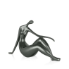 Moderne sculptuur in hars met metaal-look vrouwelijke figuur Bela-M Karakteristieken