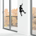 Moderne klimstatuet in gelakte hars voor aan de muur Vero-L Verkoop