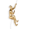Klimmer wandsculptuur van hars met metaaleffect design Vero-M Model