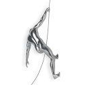 Klimmersbeeldje wandsculptuur van hars met metaal-effect Bata-M Korting