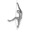 Klimmersbeeldje wandsculptuur van hars met metaal-effect Bata-M Catalogus