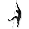 Moderne muurdecoratie in gelakt hars klimmer sculptuur Bata-L Catalogus