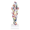 Multicolor paardenhoofd sculptuur in hars Knyph-PA Aanbod