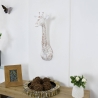Moderne veelkleurige giraffe wandsculptuur in hars Brysh Verkoop