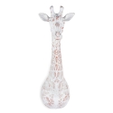 Moderne veelkleurige giraffe wandsculptuur in hars Brysh Korting