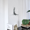 Moderne wandsculptuur duiker in hars met metaal-effect Veda-M Catalogus