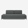 Modulaire modern design 3-zitsbank met salontafels Diadema Aanbod