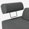 Modulaire modern design 3-zitsbank met salontafels Diadema Model
