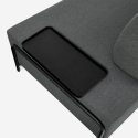 Modulaire modern design 3-zitsbank met salontafels Diadema Keuze