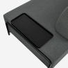 Modulaire modern design 3-zitsbank met salontafels Diadema Keuze