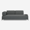 Modulaire modern design 3-zitsbank met salontafels Diadema Korting