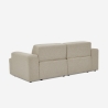 Stoffen 2-zits bank in modern design 202x100x76 cm Acamar Kortingen